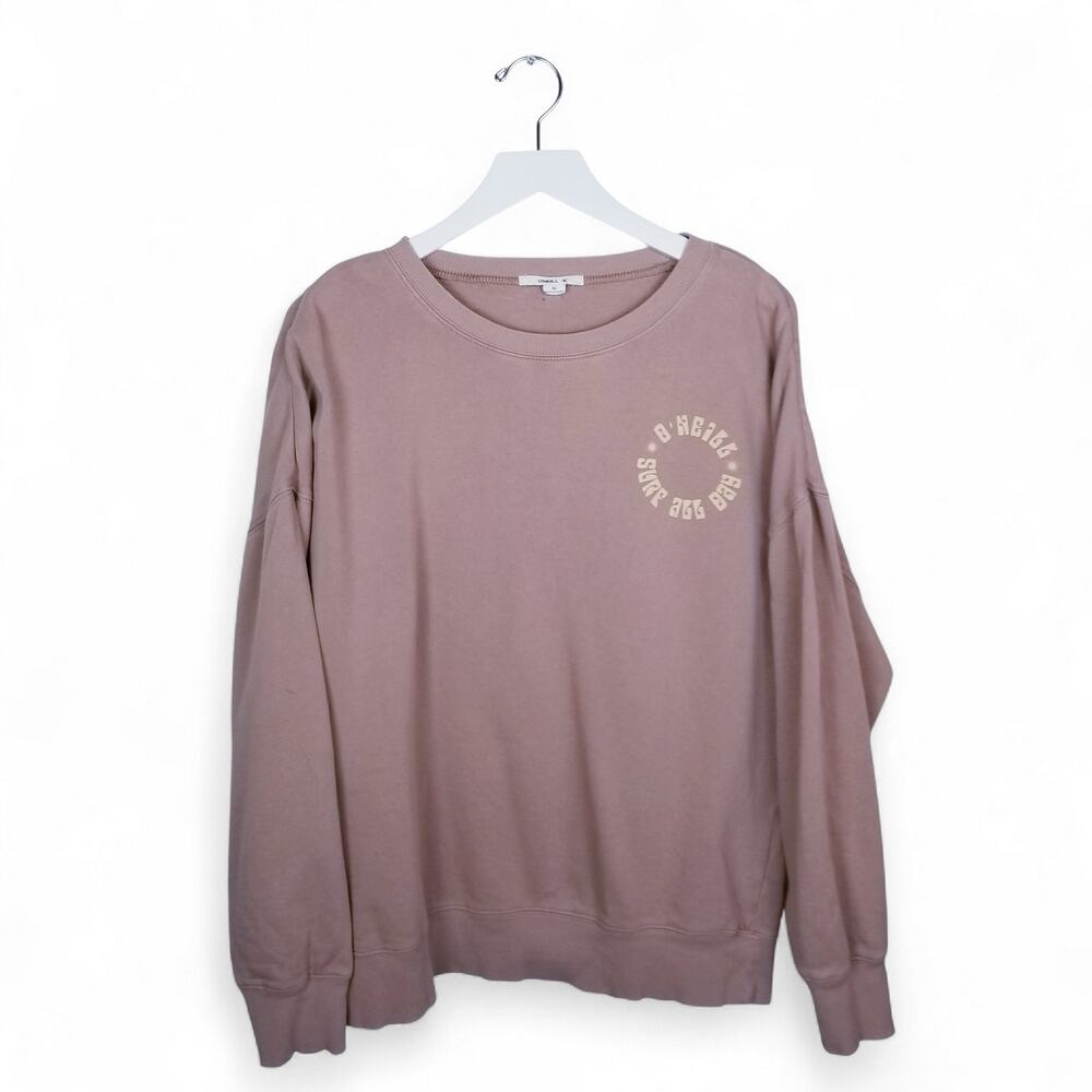 O'NEILL CHOICE Pullover Sweatshirt Crewneck Cotton Big Wave Graphic - Medium - Picture 2 of 10